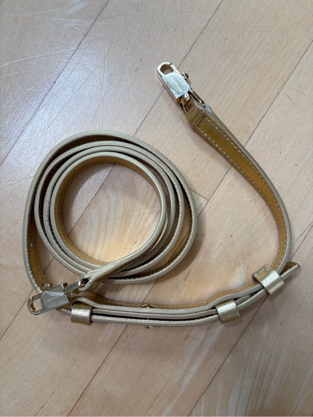 Ferragamo Gold Hug Clutch/Crossbody Bag - Picture 6 of 6